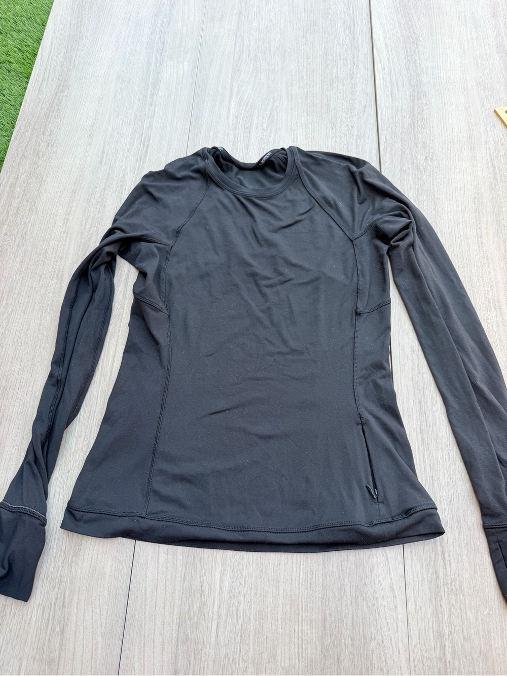 lululemon athletica Black Long Sleeve Athletic Top